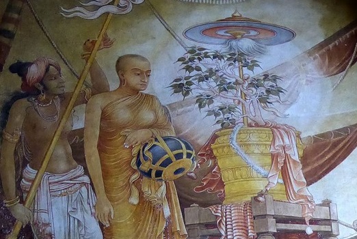 Ashoka-daughter-Sanghamitta-bringing-bodhi-tree-to-Sri-Lanka-from-India