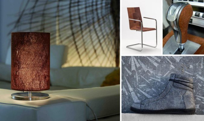 Barkcloth is now appearing in architecture, industrial design, and fashion. Credit: Barktex