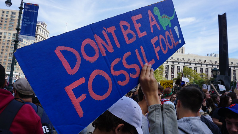 Climate change protest by Andrew Dallos